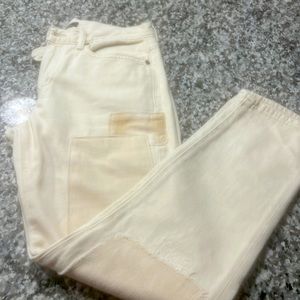 Winter white-cream jeans